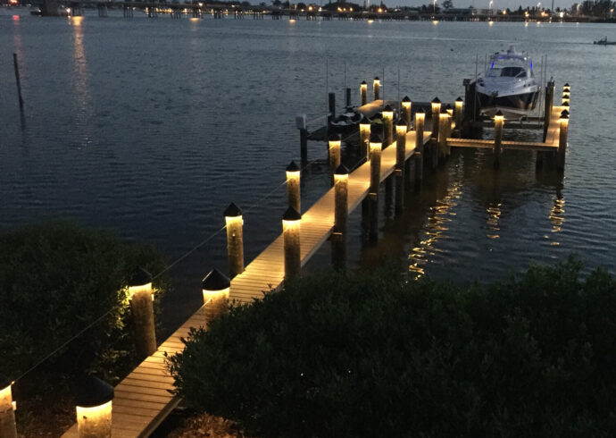 Dock Lighting Services, Palm Beach County Hardscape Pros