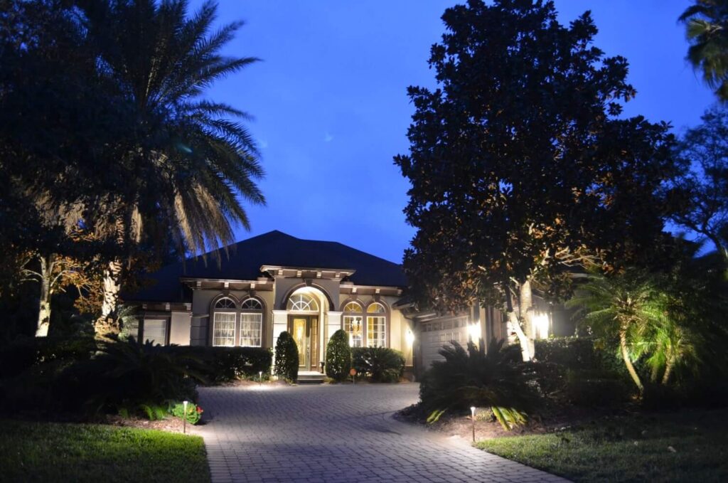 Outdoor LED Landscape Lighting Services, Palm Beach County Hardscape Pros